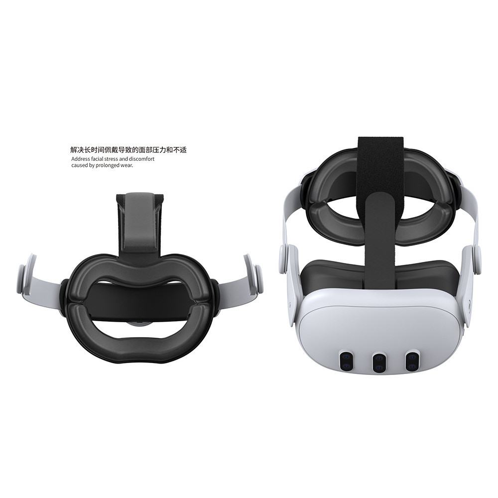 Meta Quest3VR/Q3S แว่นตาปรับแถบคาดศีรษะสบาย MetaQuest3 Multi-มุมปรับ Headwear