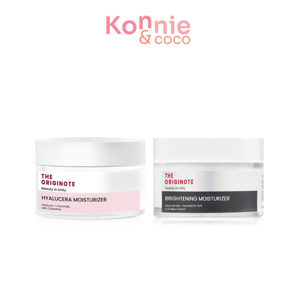 The Originote Set 2 Item Hyalucera Moisturizer 50ml + The Originote Brightening Moisturizer 50ml เซท