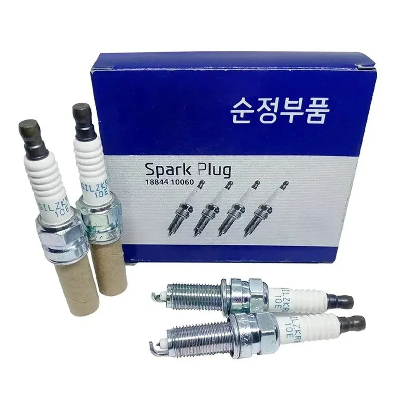 4/6 ชิ้น 18844-10060 SILKR6C10E Iridium Spark Plug สําหรับ Fiat 500 PANDA Hyundai I10 I20 I30 KIA CE