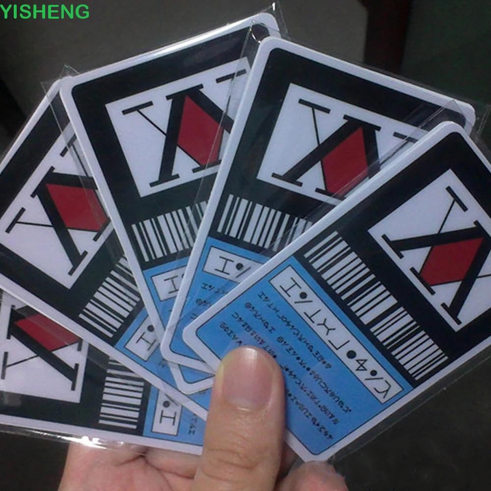 YISHENG Hunter x Hunter Collection ญี่ปุ่นอะนิเมะ Kurapika Killua Zoldyck การ์ด PVC