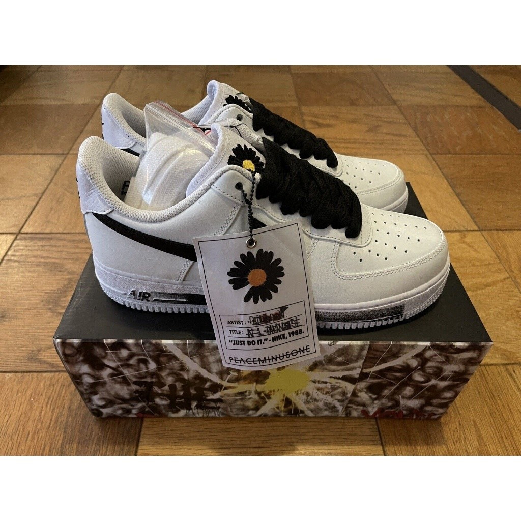 ใหม่ Air Force 1 Low G-Drag PEACEMINUSE Para-Noise 2.0 รองเท้าผ้าใบ