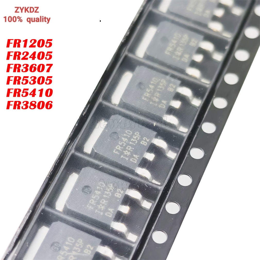 10PCS MOS FET FR1205 FR2405 FR3607 FR5305 FR5410 FR3806 TO-252 P-channel IRFR 5410 5305 IRFR1205/240