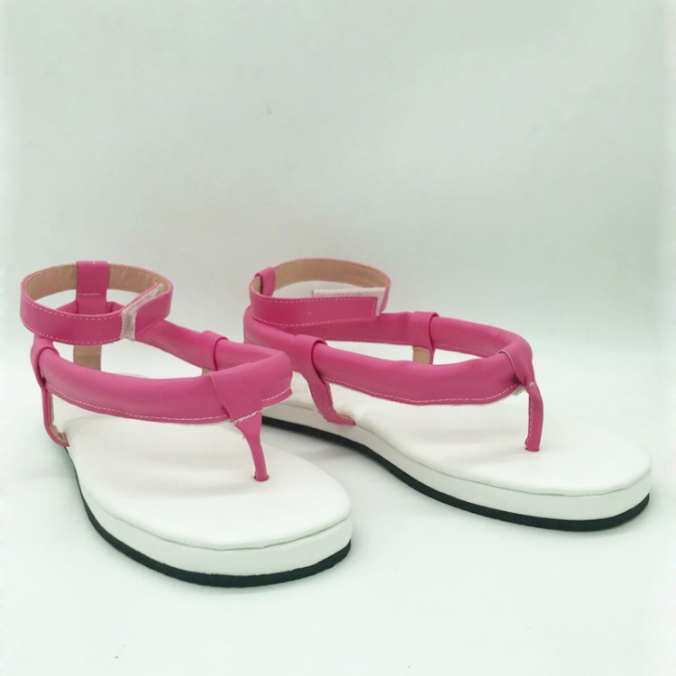 XML34-46 ขนาดขนาดใหญ่ Demon Slayer All cos รองเท้าแตะ Flip-Flops แบนสายคล้องคอ Love คอลัมน์ Ganlu วั