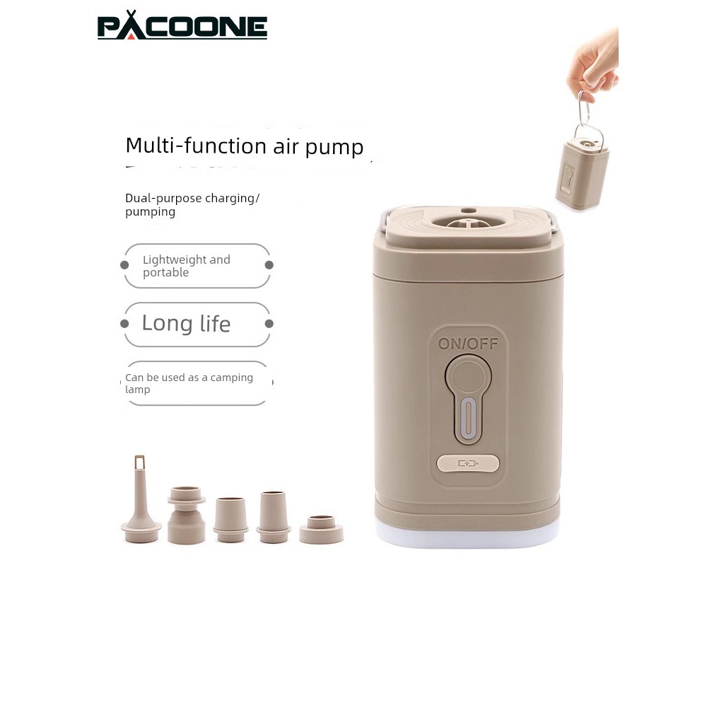 ปั๊มลม PACOONE เต็นท์ตั้งแคมป์ปั๊มพิเศษกลางแจ้ง