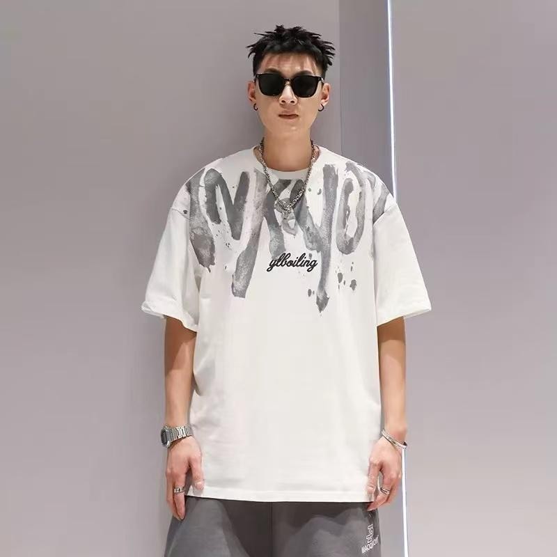 You-T 🔥 วินเทจอเมริกัน เสื้อยืด OVERSIZE ผ้าCOTTON 100% โคตรนุ่ม พิมพ์ลาย "Stitch IYI" ส่งจากไทย ⚡️