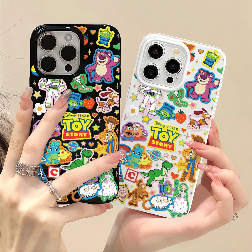 เคสโทรศัพท์มือถือเยลลี่ มีสีสัน สวย การ์ตูน โชคดี รักรูปร่างหัวใจ For IPhone16 15 14 13 11 6 7 8plus Pro Promax GDTPU500