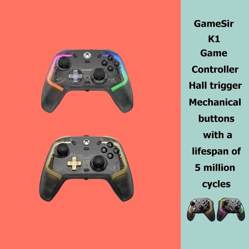 GameSir K1 Kaleid Xbox Gang Controller เกมแพดแบบมีสายพร้อม Hall Effect สําหรับ Xbox Series S Xbox Se