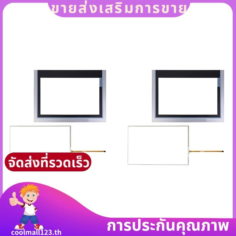 2 ชิ้น 12 นิ้วแผงหน้าจอสัมผัส Glass Digitizer พร้อม Overlay สําหรับ 6Av2124-0Mc01-0Ax0 Tp1200 Comfor