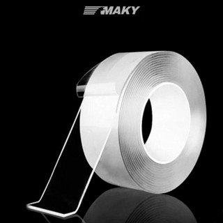 LLPH 1/2/3/5M เทปสองหน้าโปร่งใสเทปกาวกันน้ําแบบใช้ซ้ําได้ LL…