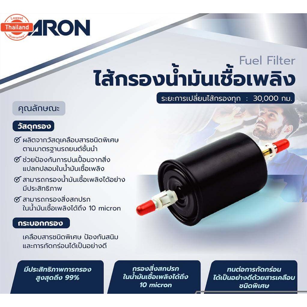 กรองน้ำมันเชื้อเพลิงดีเซล TOYOTA ยี่ห้อ AARON