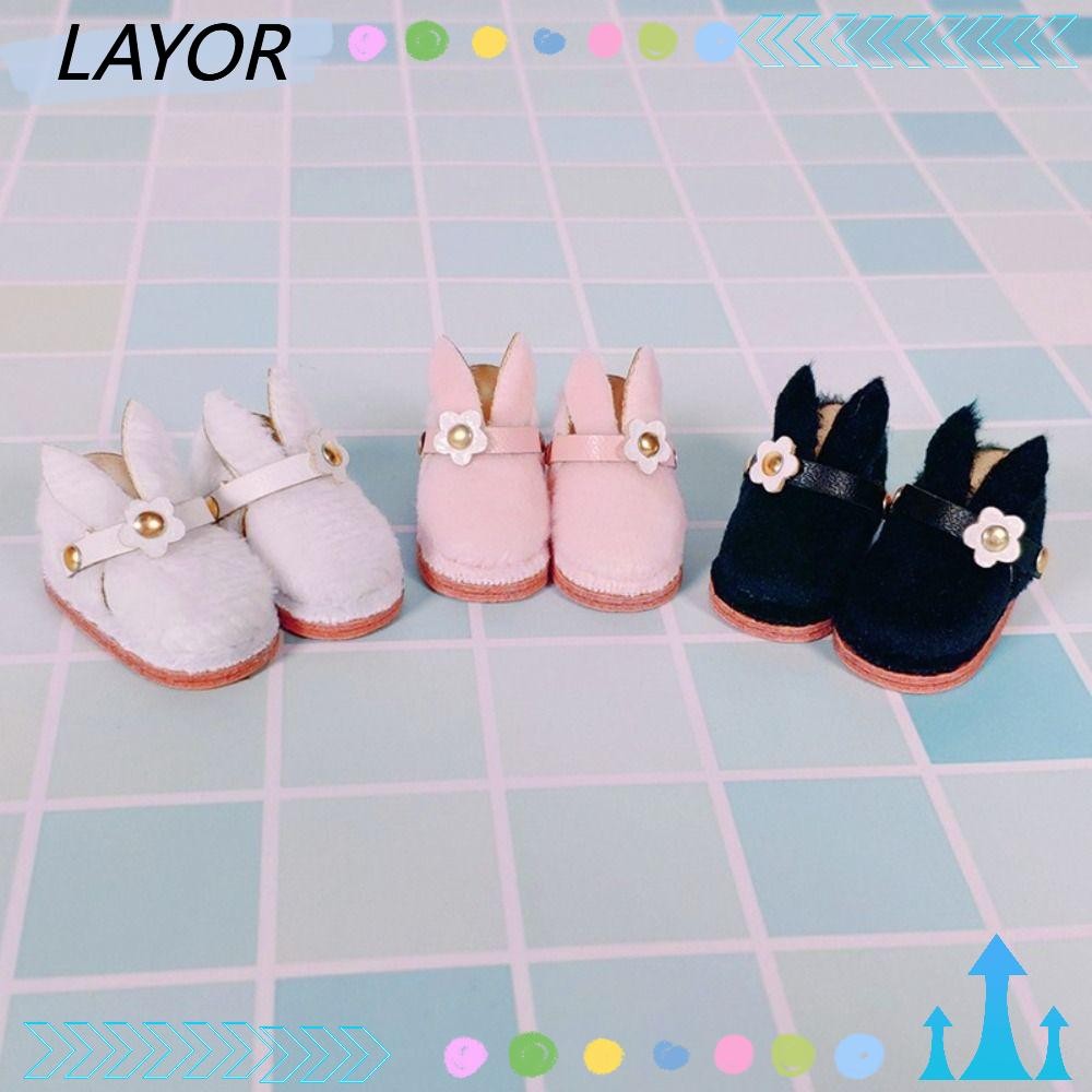 LAYOR ตุ๊กตารองเท้ารองเท้า,แฟชั่นสีทึบรองเท้าส้นสูง, 10 รูปแบบตุ๊กตารองเท้าหนังสําหรับ OB22 OB24 ตุ๊