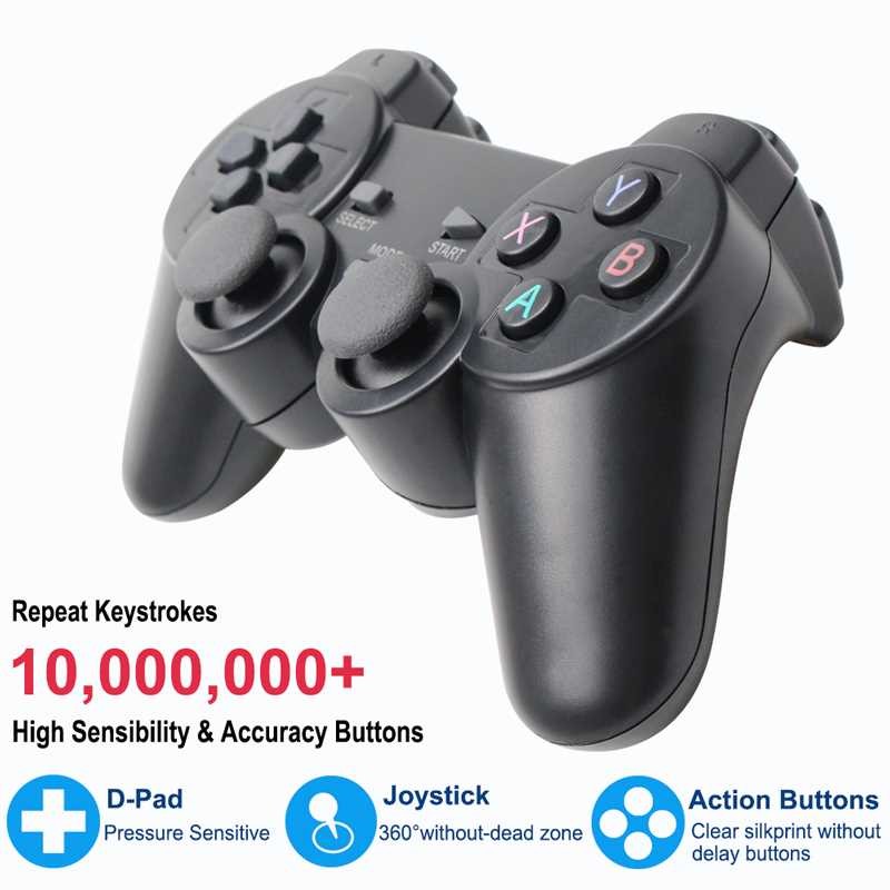 คอนโทรลเลอร์ USB เกมแพดไร้สาย 2.4G สําหรับเกม PS Joypad Joy