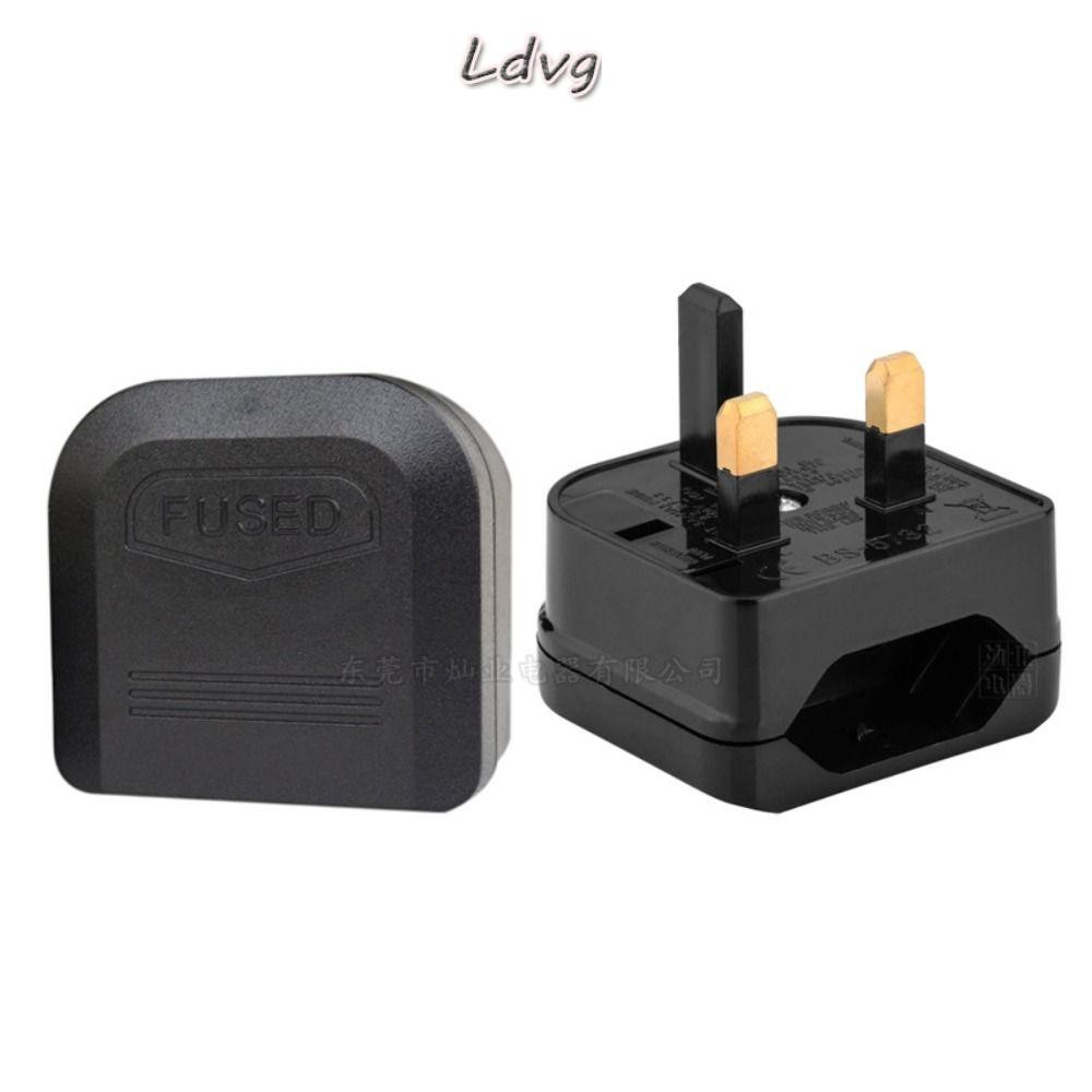 LDVG Power Socket European To UK Euro To UK 2 Pin To 3Pin Adapter