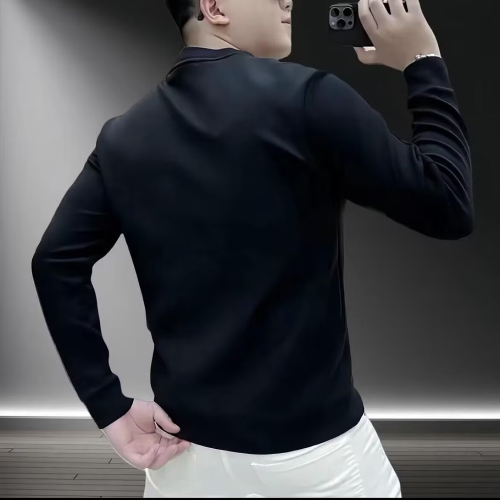 Printed Sweatshirt for Spring and Autumn chic Trendy tops23Round Neck Korean Style new New NEW2025Ho