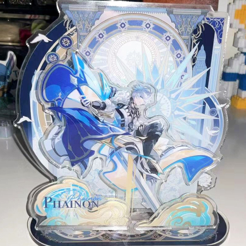 11 ซม. Khaslana Painon NeiKos496 การ์ตูนอะคริลิคอะนิเมะขาตั้งรูปจอแสดงผลแผ่นเดสก์ท็อปตกแต่งของขวัญ