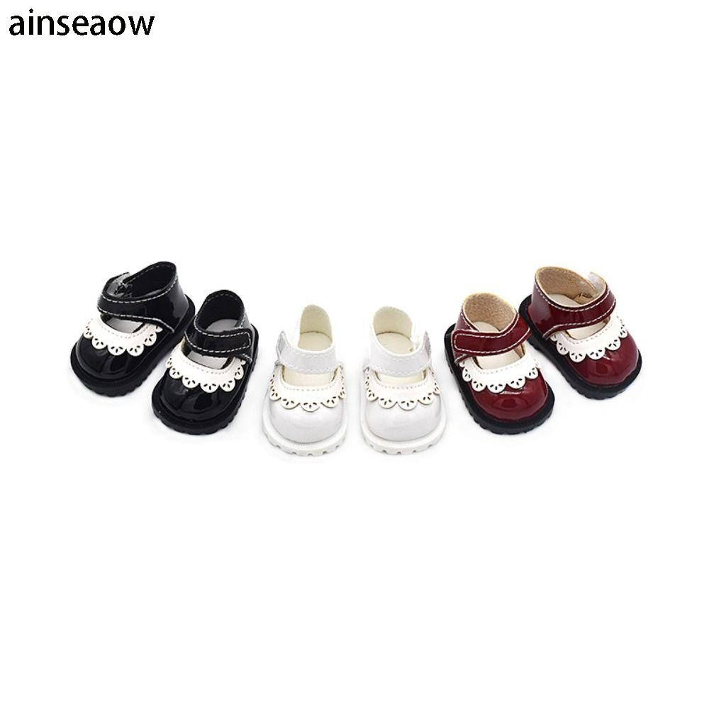 AINSEOW รองเท้าตุ๊กตา 20 ซม., Hand-made หลายสไตล์ตุ๊กตารองเท้าหนัง,งานอดิเรก Dressing เปลี่ยน 5.5x3.3 ซม.DIY ตุ๊กตาอุปกรณ์เสริมตุ๊กตาของเล่น