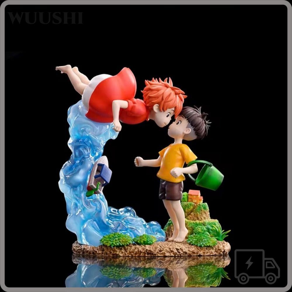 WUSHI Ponyo Sousky Seagal รูป,คอลเลกชันเล่น Ponyo บน The Cliff รูป,น่ารักตุ๊กตาเด็กของขวัญ Ponyo และ