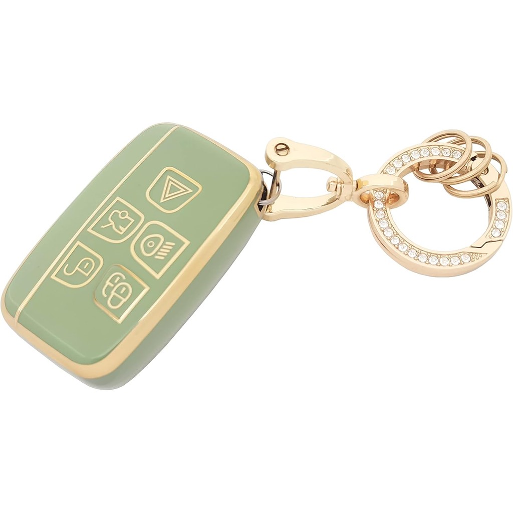 Key Fob สําหรับ Land Rover/Jaguar พร้อมพวงกุญแจ Soft TPU กุญแจรถกรณี Protector ใช้งานร่วมกับ Land Ra