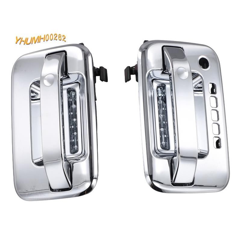 [Bestseller Y2]มือจับประตูด้านนอกซ้ายขวาด้านหน้าพร้อมรูกุญแจ/มีรูปุ่มกดสําหรับ 2004-2014 9L3Z-152240