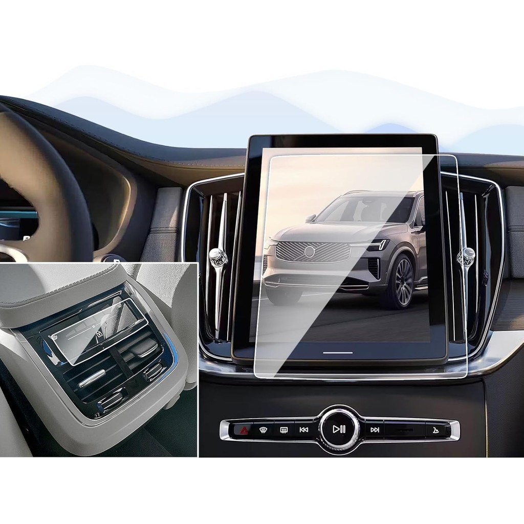 2pcs สําหรับ 2025 Volvo XC90 ป้องกันหน้าจอสําหรับ 2025 Volvo XC90 อุปกรณ์เสริม Volvo XC90 2025 11.2 