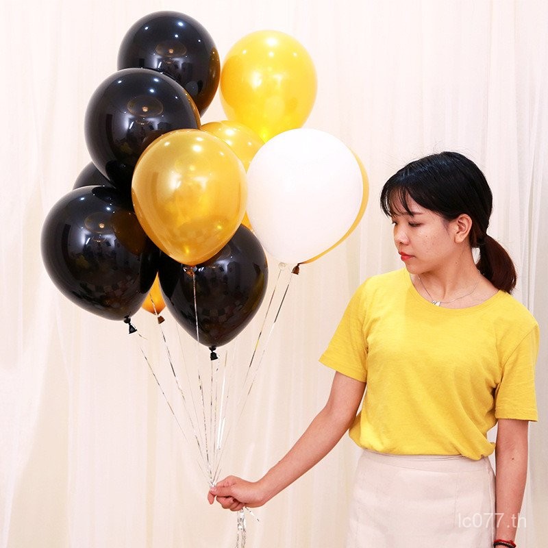 Wang Tao Pearlescent Arrangement 100 อุปกรณ์ซูเปอร์มาร์เก็ตครบรอบหนึ่งบอลลูนของขวัญเล็กๆหนา Anti-Sho