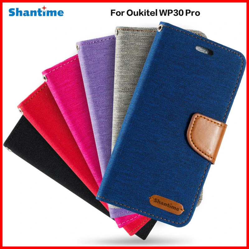PU หนังสําหรับ Oukitel WP30 Pro ธุรกิจสําหรับ Oukitel WP30 Pro ผู้ถือบัตรซิลิโคนกรอบรูปกรณีกระเป๋าสต