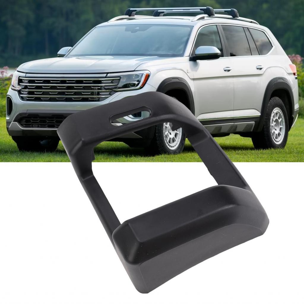 Bacony POCREATION เข็มขัดนิรภัยรถยนต์ตกแต่ง Trim สีดํา ABS ภายในกรอบความปลอดภัย (ซ้าย: 3CN-885-249-C