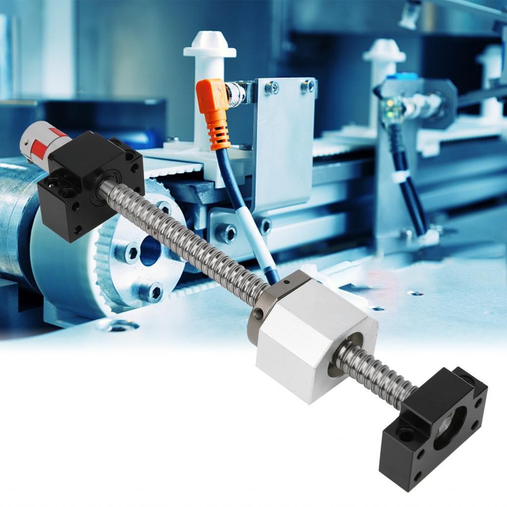 Yoaushop Fafeicy 1605 Rolling Ball Screw Kit RM1605 พร้อมถั่ว + Nut Housing สําหรับเครื่อง CNC (1605