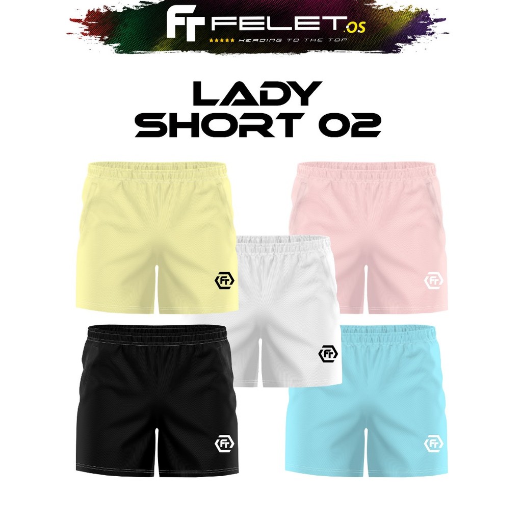 FELET LADY SHORT 02กางเกงแบดมินตัน Sluar Badminton by FELET