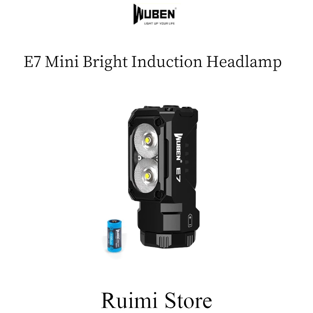 Wuben E7 ไฟฉาย ความสว่าง 1800 Lumens พร้อมฐานแม่เหล็ก และแบตเตอรี่ 1100mAh
