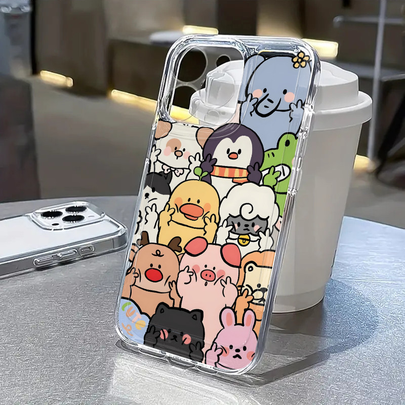 KIDDY✨ส่งจากไทย เคสโทรศัพท์มือถือ เคสไอโฟน กันกระแทก สําหรับIPHONE 17 16 15 11 12 13 14 15PRO 17PROMAX 7Plus XS/XR XSMax