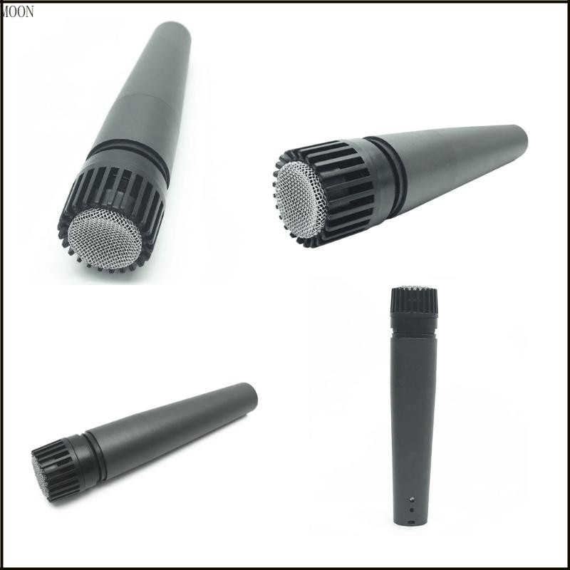 MOON SM57 Dynamic Karaoke- ไมโครโฟนสําหรับร้องเพลงไมโครโฟนแบบใช้มือถือสําหรับลําโพง Amp- Mixer