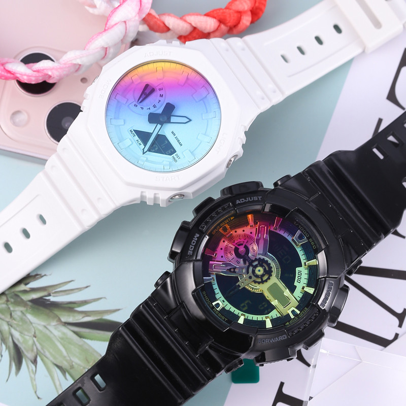 Farm Oak ga2100/ga110 ฟิล์มป้องกันนาฬิกา Sunset Afterglow ฟิล์มนิรภัยสีสันสดใสอุปกรณ์เสริมการปรับเปล