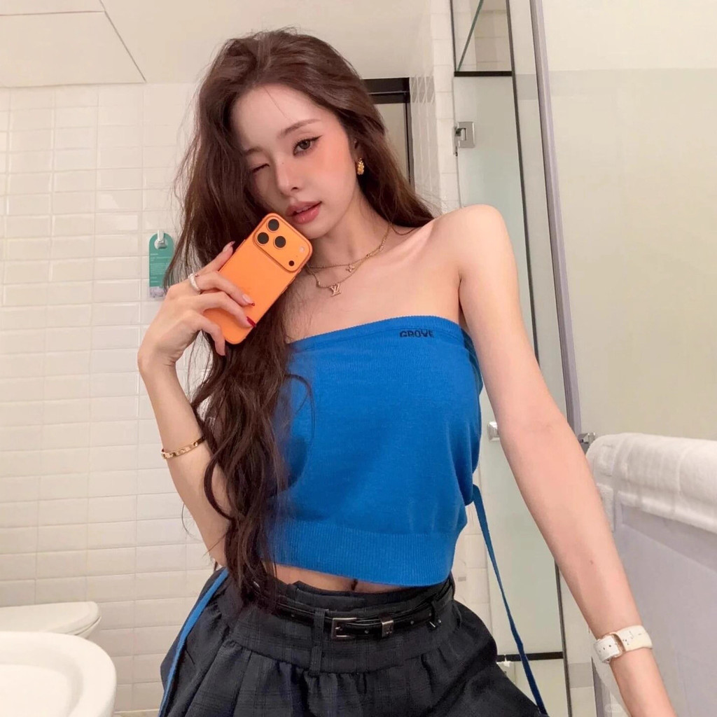 Freezia GROVE ELENA KNIT TUBE TOP
