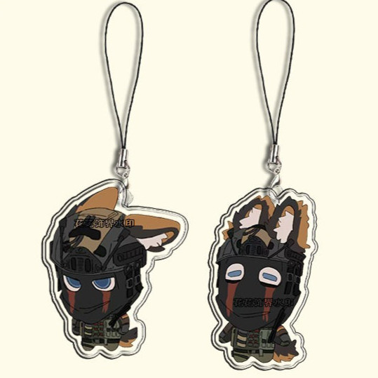 Call of Duty Konig เชือกเส้นเล็กโทรศัพท์มือถือ COD จี้อะคริลิค Kawaii สายรัดน่ารักเชือกแขวนเคสโทรศัพ