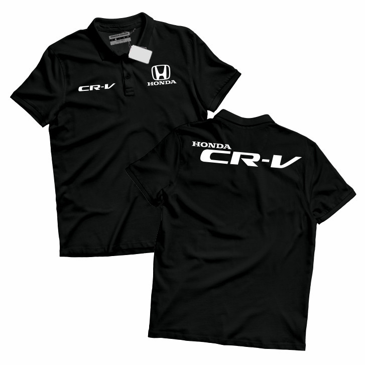 เสื้อโปโลผู้ชาย HONDA CRV Logo Automotive คุณภาพระดับพรีเมียม