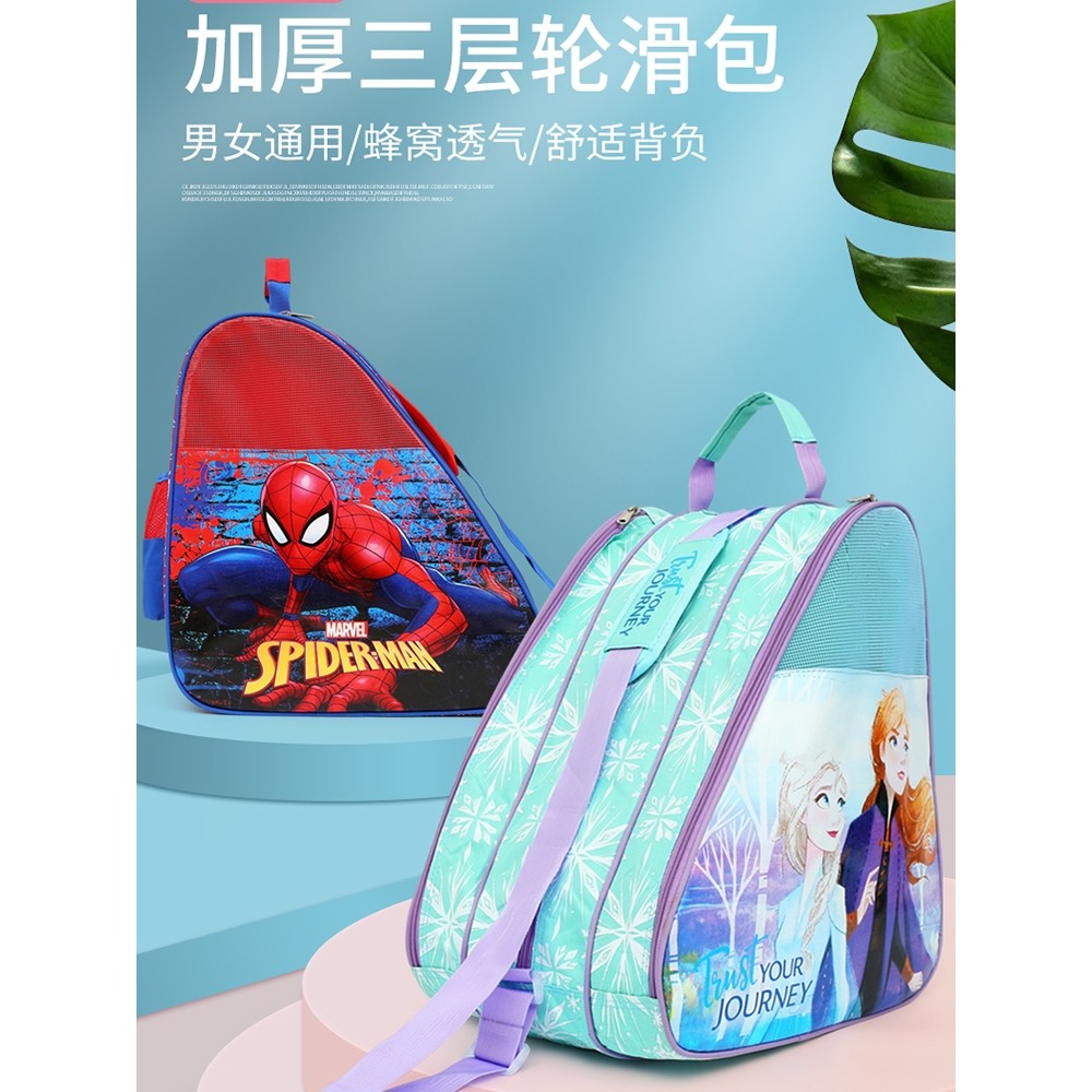 Disney Roller Skate Bag Childrens Skates Backpack Roller Skate Bag Skate Large Capacity Dedicated St