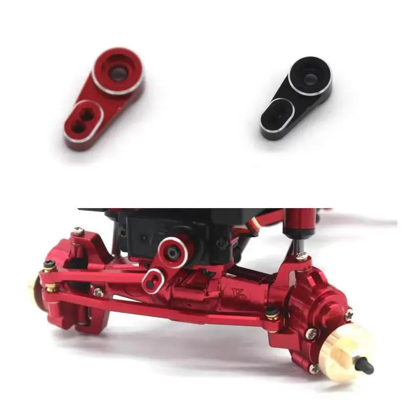 โลหะอัพเกรดServo Armชุดชิ้นส่วนรถยนต์RCสําหรับFMS FCX24 1/24 Power Wagon Smasher Chevrolet K5 Lemurแ