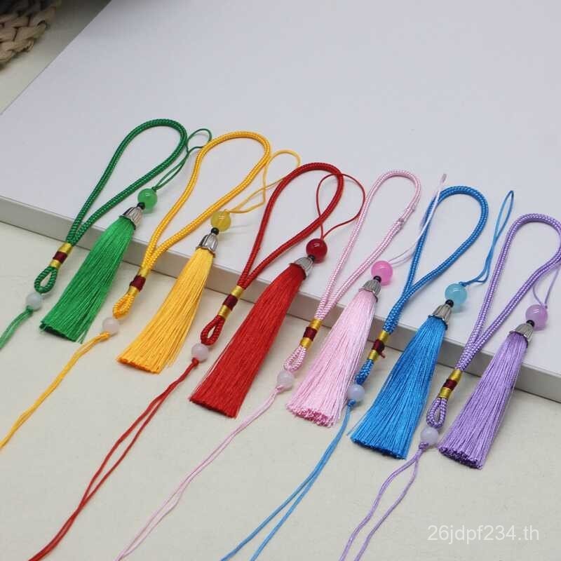 Wenwan กระเป๋าจับชิ้น Lanyard Suizi เครื่องประดับหายไปเชือกพู่ Handmade diy ทอสายคล้องคอ VHB5
