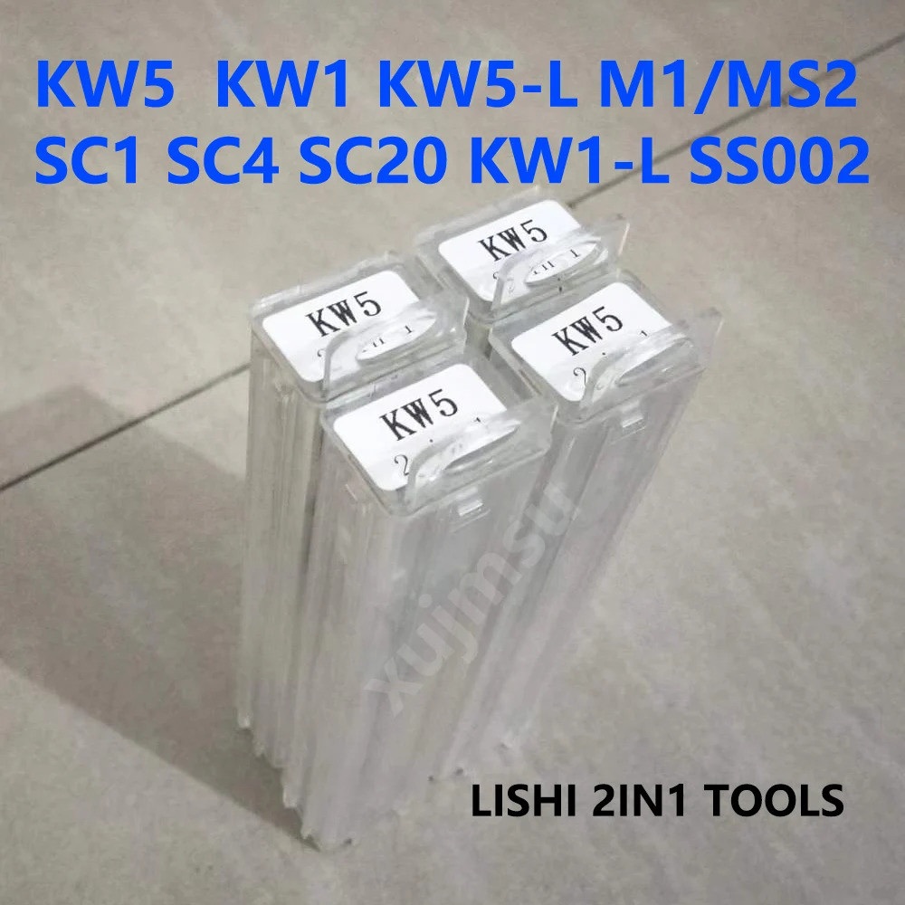 LISHI 2in1 เครื่องมือ SS001 2 IN 1 เครื่องมือ SS002 KW5 KW1 SC1 SC4 SC20 M1/MS2 SS003 SC20 LW5 R52 S