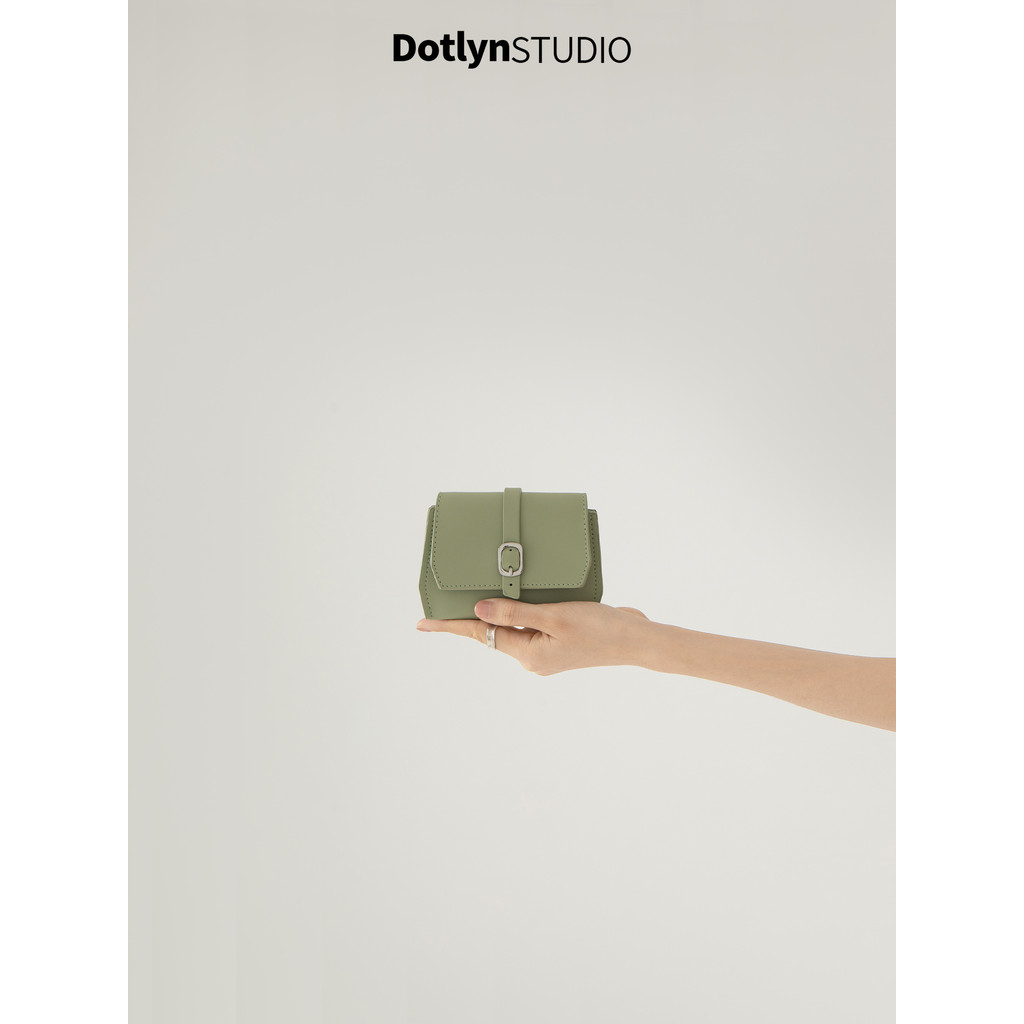 Dotlyn Summer Fresh Multifunctional Flip Clutch Niche Super Hot Simple mini Card Holder Coin Purse W