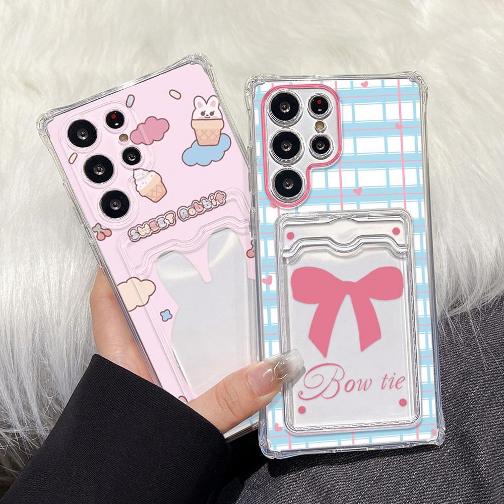 เคสใส่บัตร เคสใส For Samsung A57 A56 A55 A07 A17 S26 S25 S24 Ultra FE A05S A06 A15 A16 A35 A36 A23 A34 A52S A53 A54 A73