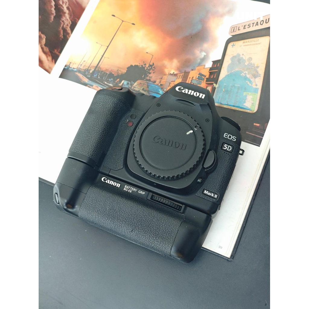 Used Canon EOS 5D Mark II with Battery Grip BG-E6 [No charger] #1410900851(มือสอง)