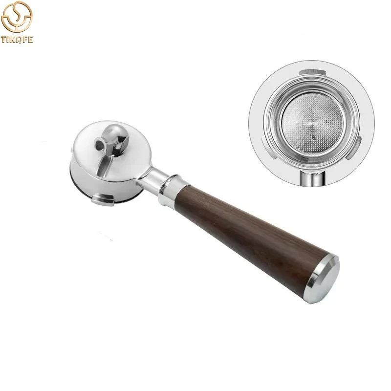 51 มม.เดี่ยว/Dual Spout Coffee Portafilter Filter สําหรับ DeLonghi Dedica EC680/EC685/EC890/EC900, S
