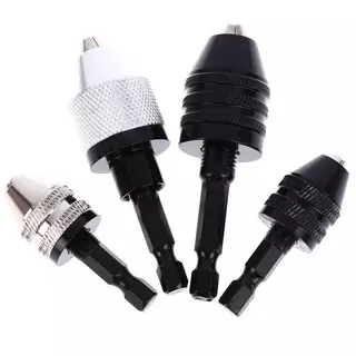Hot 1/4 Hex Shank Keyless เจาะ Chu Qui เปลี่ยนอะแดปเตอร์แปลงเจาะอะแดปเตอร์.