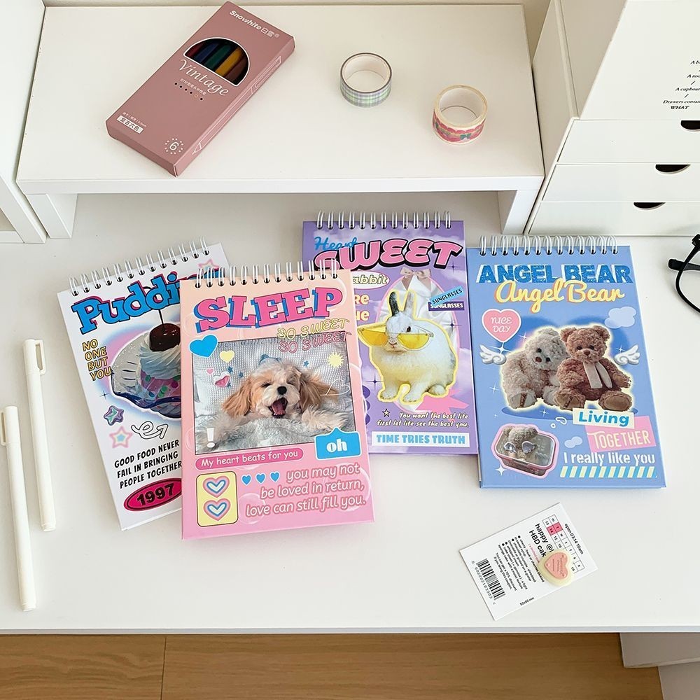 Hisocute นักเรียนการ์ตูนขนม Coil Book Girls C Hisocute นักเรียนการ์ตูนขนม Coil Book สาวน่ารักคู่มือก
