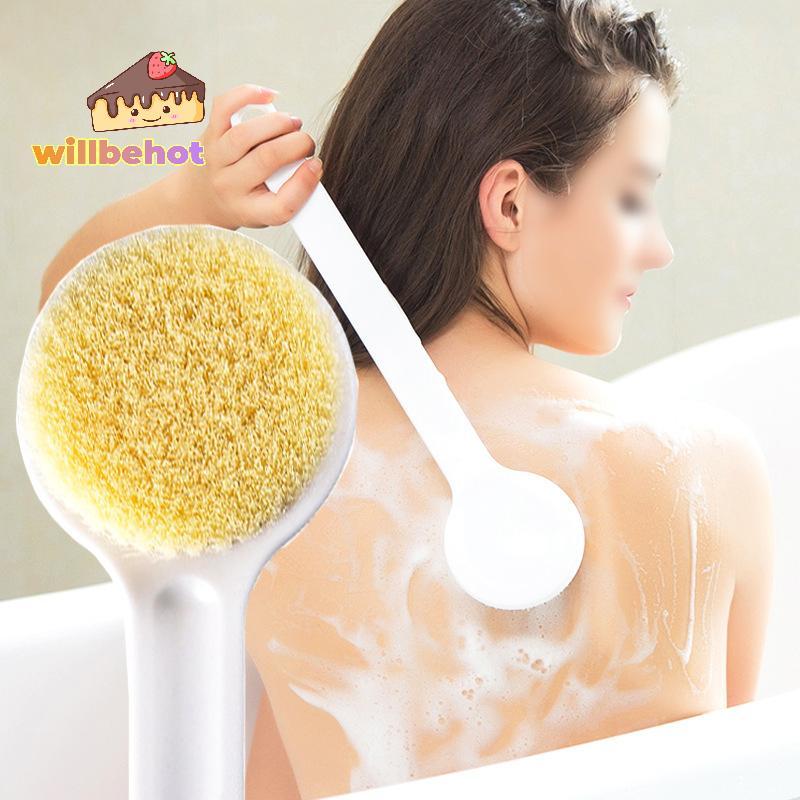 แปรงอาบน้ําด้ามยาวใหม่ 2024 นวดขัดผิว พร้อมด้ามยาว ทําความสะอาดผิว Ba Body Bath แปรงห้องน้ํา [ใหม่]