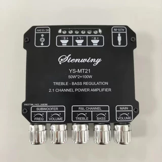 【YS-MT21】SIENWINY MT21 บอร์ดซับวูฟเฟอร์ บลูทูธ 5.0 50WX2+100W เครื่องขยายเสียงสเตอริโอ 2.1 ช่องสัญญาณ เสียงเบ