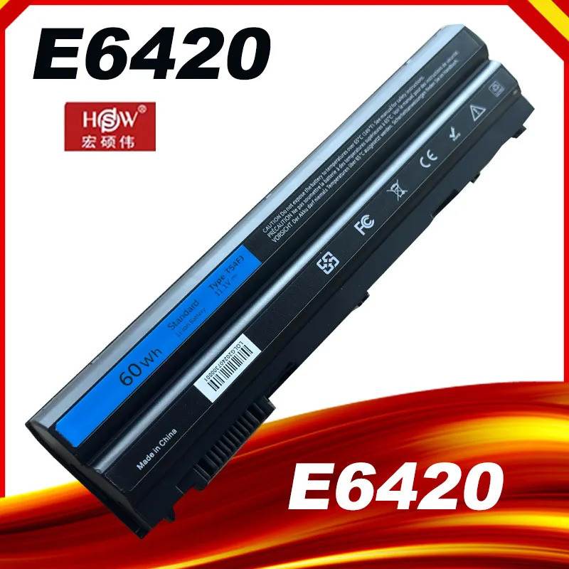 SeagullStar แบตเตอรี่แล็ปท็อปสําหรับ Dell Vostro 3560 3460 สําหรับ Latitude E6530 E6520 E6430 E6420 