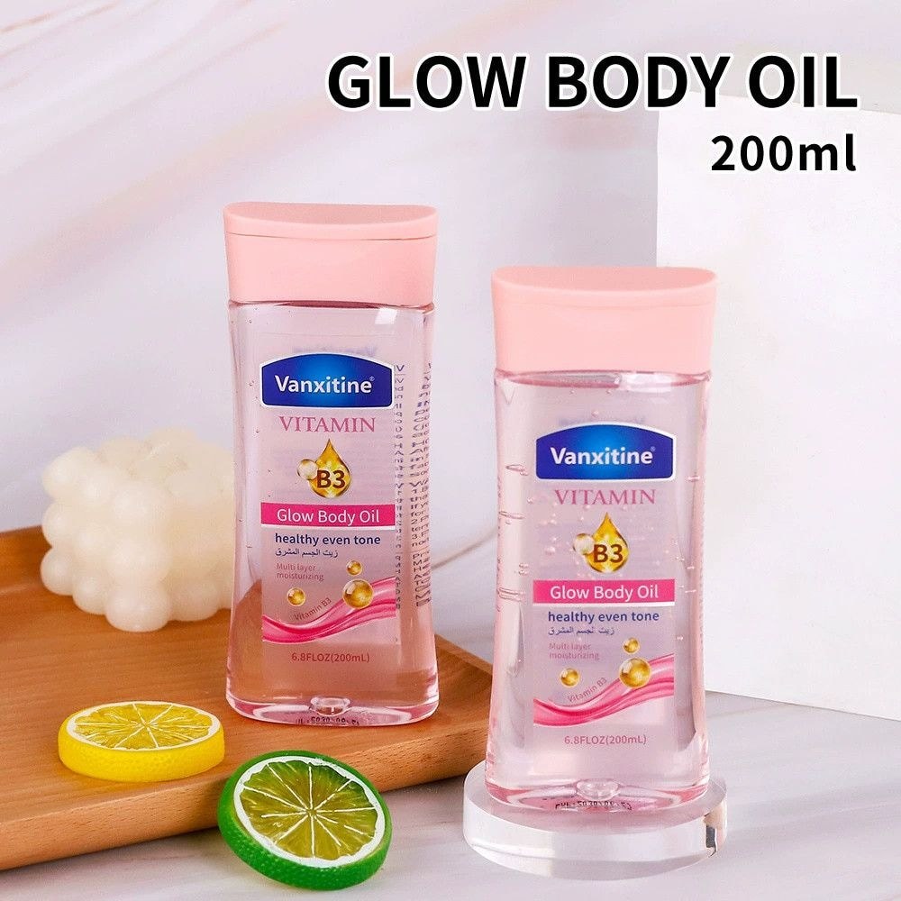 Vanxitine วิตามิน B3 Glow Body Oil 200ml Moisturizer Vanxitine วิตามิน B3 Glow Body Oil 200ml มอยส์เ